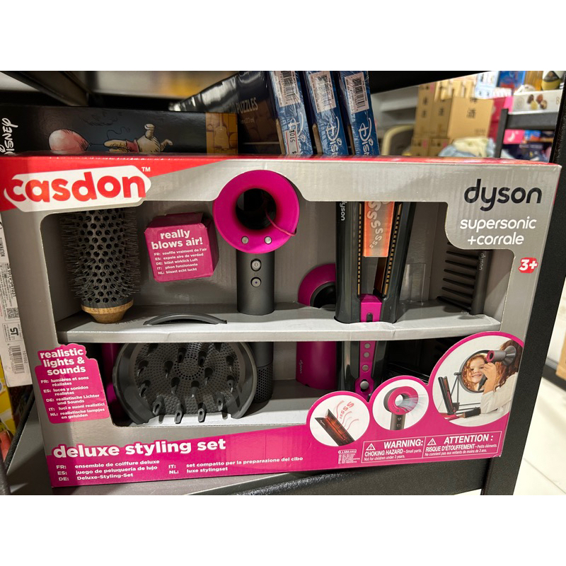 💗限量優惠💗好市多代購 CASDON DYSON 仿真髮型設計師造型豪華玩具組