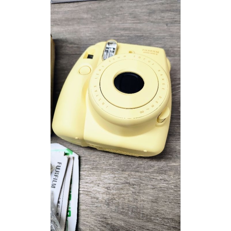 已保留 Fujifilm 富士 拍立得 Instax mini 8 檸檬黃 特殊色 外盒稍舊微盒損 全新機況 外表完美