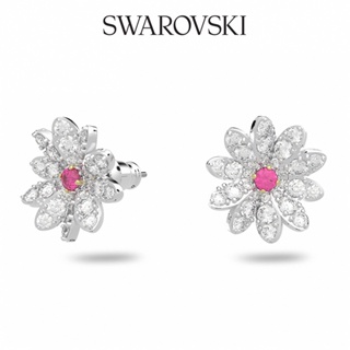 SWAROVSKI 施華洛世奇 Eternal Flower 耳釘 花朵, 粉紅色, 多種金屬潤飾
