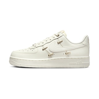 Nike Air Force 1 Mini Gold 女 白 小金勾 四勾 小白鞋 AF1 休閒鞋 FV3654-111