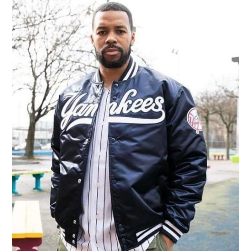 洋基隊 Yankees 寬鬆 正品 OVERSIZES 棒球外套 夾克 嘻哈 饒舌 美版：S~2XL