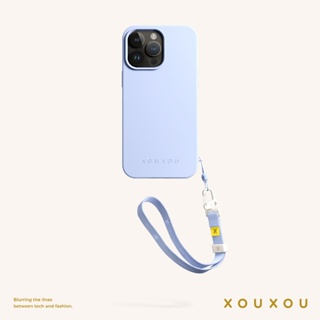 XOUXOU / 手腕繩經典手機殼組-寶寶藍Baby Blue