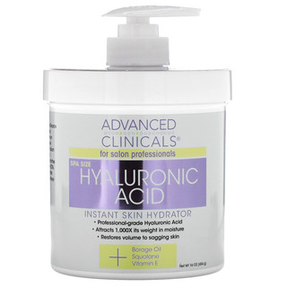 ✅全新現貨 Advanced Clinicals 玻尿酸水嫩乳霜 容量 16oz / 454g