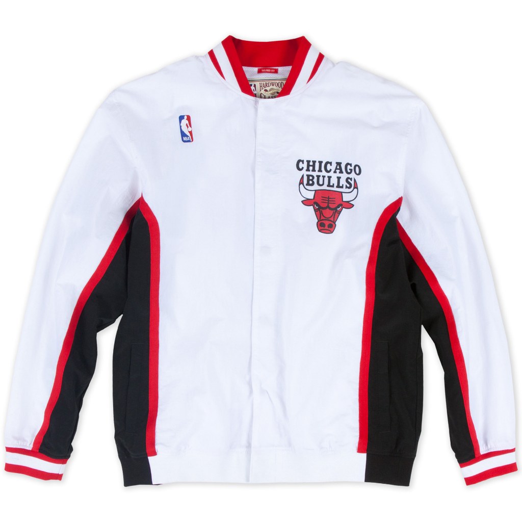 NBA Authentic Warm Up 球員版熱身外套 1992-93 公牛白