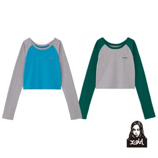 X-girl BABY RAGLAN TOP 長袖T 105233011006