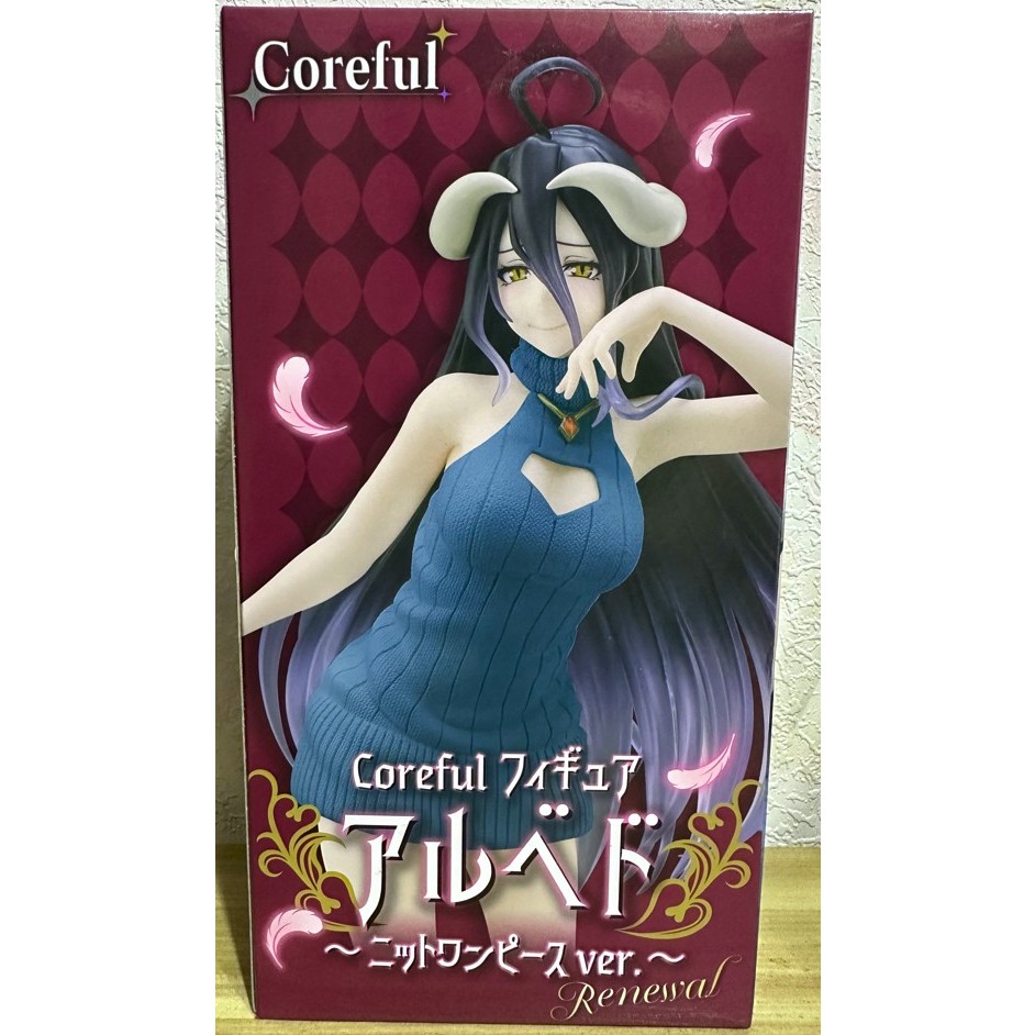 FGS&gt; 正版 日版 TAITO coreful OVERLORD 不死者之王 雅爾貝德 雅兒貝德 針織連衣裙 美女公仔