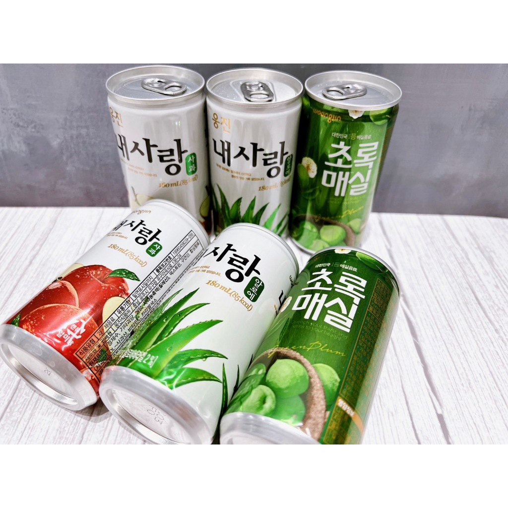 歐8韓物🇰🇷 韓國 熊津 woongjin 果汁飲 青梅飲 蘆薈 蘋果汁 梅子汁