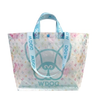 Sunny Bag x WDOG汪來汪趣 時尚透明托特購物包-Simple Line