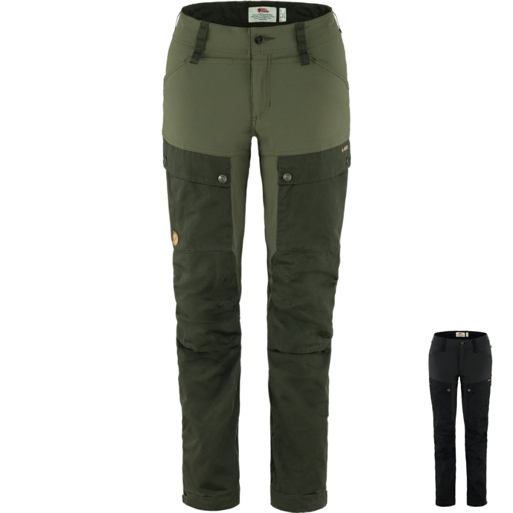 Fjallraven 小狐狸 女款 Keb Trousers 登山長褲 健行褲 G-1000 86706 綠野山房