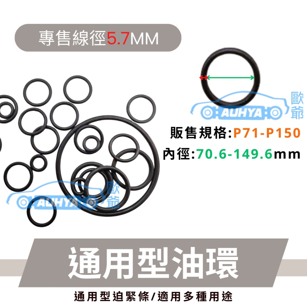 【歐爺 現貨】P71-P150 P系列O型油環 緊迫條O-Ring 橡膠圈 密封圈O型圈 氣密墊片NBR 矽膠 氟橡膠