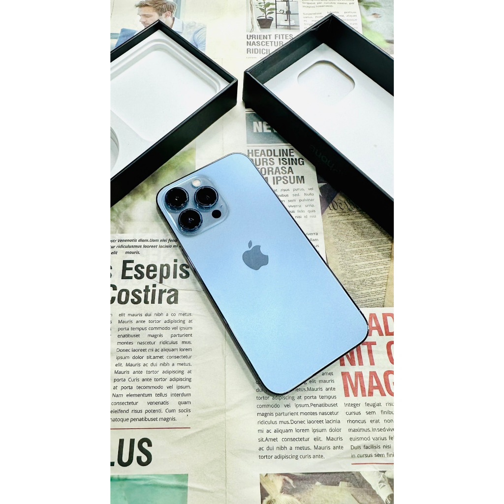 Apple iPhone13Pro 512G 藍 九成新 (非原盒)🔥二手美機(免運) 買對二手機何必買新機 當日出貨
