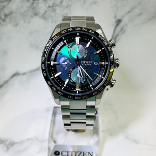 【柏儷鐘錶】Citizen 星辰錶 ATTESA 光動能錶 電波校時 鈦金屬 千彩之海 廣告款 AT8188-64L