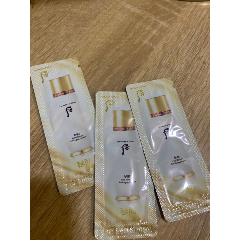 后 WHOO 秘帖循環精華1ml-2025.7/重生秘帖光澤霜/重生秘帖