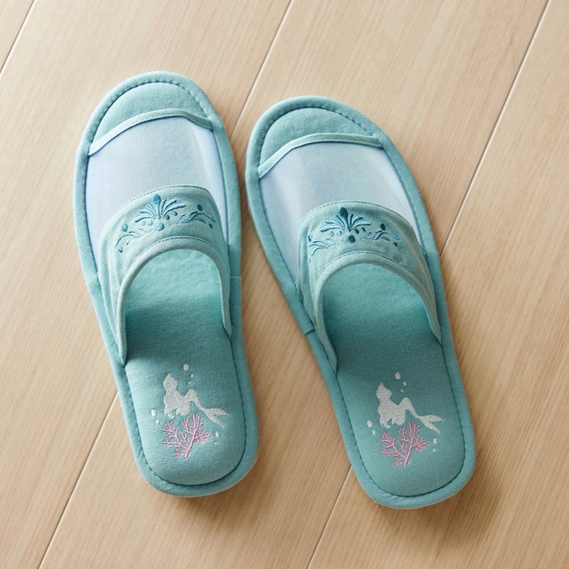 免運 現貨兩天內發貨 日本 🇯🇵 迪士尼 愛麗兒 小美人魚 透明感 居家 室內拖鞋 居家拖鞋 拖鞋