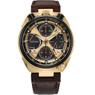 CITIZEN 星辰 Tsuno Chrono 50週年限定 牛頭錶 光動能計時手錶 AV0072-01X