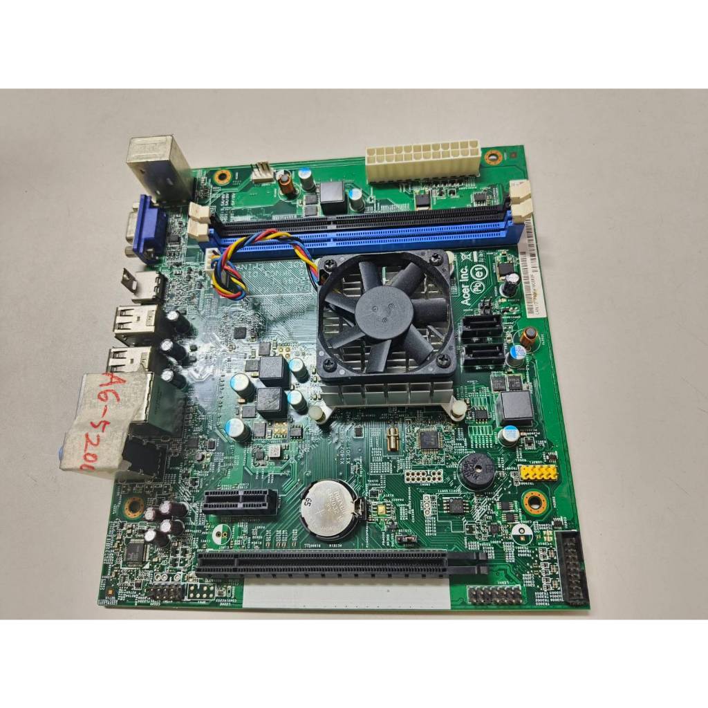 #872 "無檔板" ACER DAFT3L-KELIA 主機板 + A6-5200 CPU (PCIE卡榫掉)