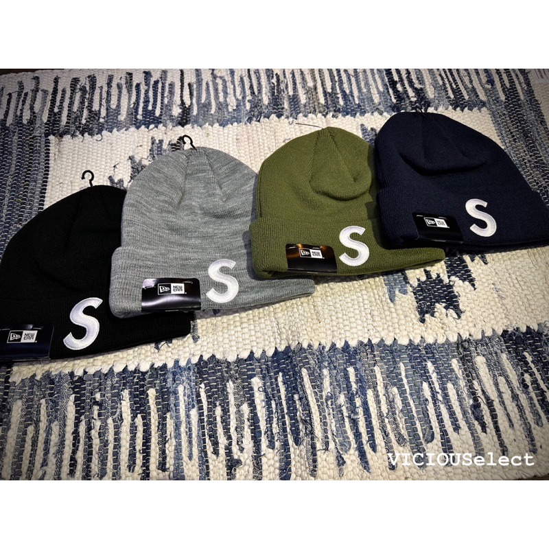 全新現貨 SUPREME 23FW New Era S Beanie 毛帽 針織帽 刺繡 bogo box logo