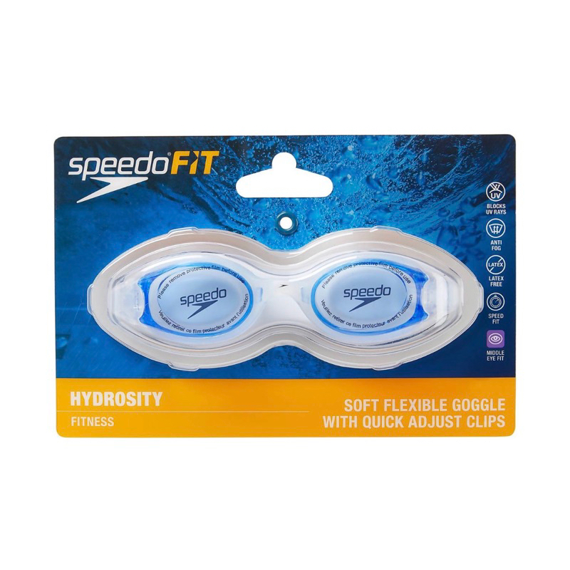 美國 Speedo 運動泳鏡 Hydrocity (Fitness) 藍