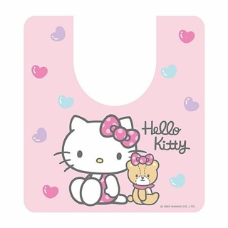 御衣坊 Hello Kitty 馬桶防水地墊 愛心泡泡款(1入)【小三美日】DS017366