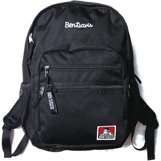 BEN DAVIS BDW-8300-57 MESH XL PACK-II 大容量 多夾層 電腦 後背包 (黑底白字)