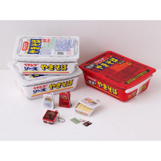 現貨 日本 萬代 Bandai 扭蛋 Peyoung 炒麵造型吊飾 超大盛 日式醬油炒麵 泡麵扭蛋 日本扭蛋