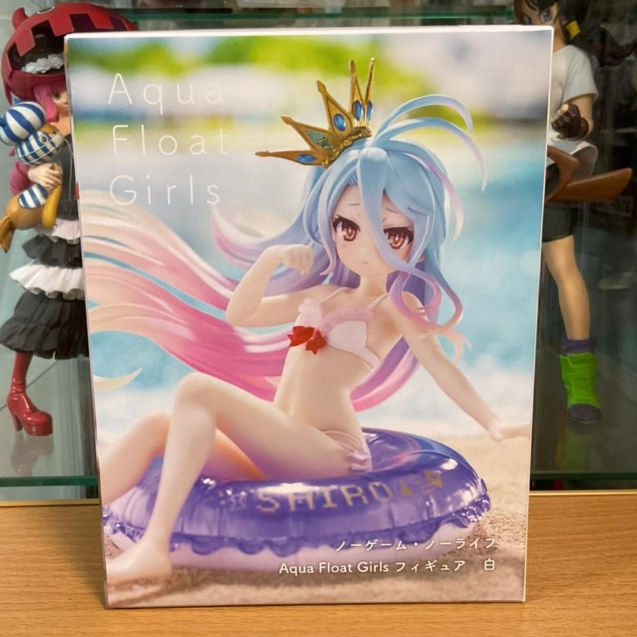 正版 日版 TAITO Aqua Float Girls 遊戲人生 白 泳圈 泳裝 比基尼 景品 公仔