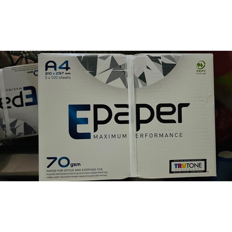 e-paper 高白影印紙 A4 70G 1包500張 💥超商最多2包💥