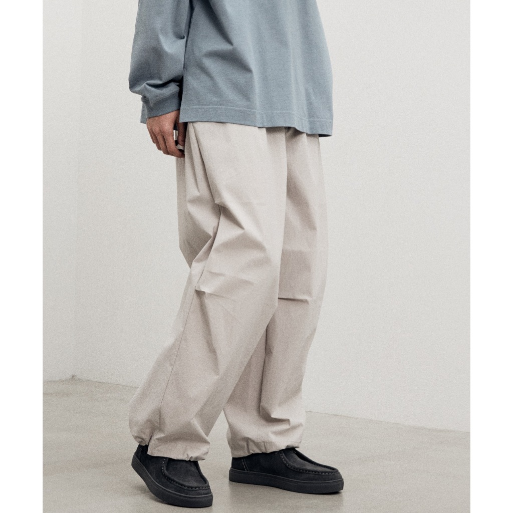 {XENO} 全新正品 WYM LIDNM TRACK WIDE EASY LOOSE PANTS