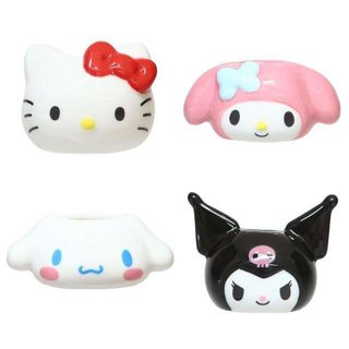 ♥小花花日本精品♥三麗鷗 Hello Kitty 美樂蒂 酷洛米 大耳狗 陶瓷造型牙刷架~3