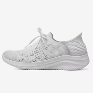 SKECHERS 女款 白色 針織網布 透氣 舒適 輕巧 休閒鞋 896211WHT Sneakers542