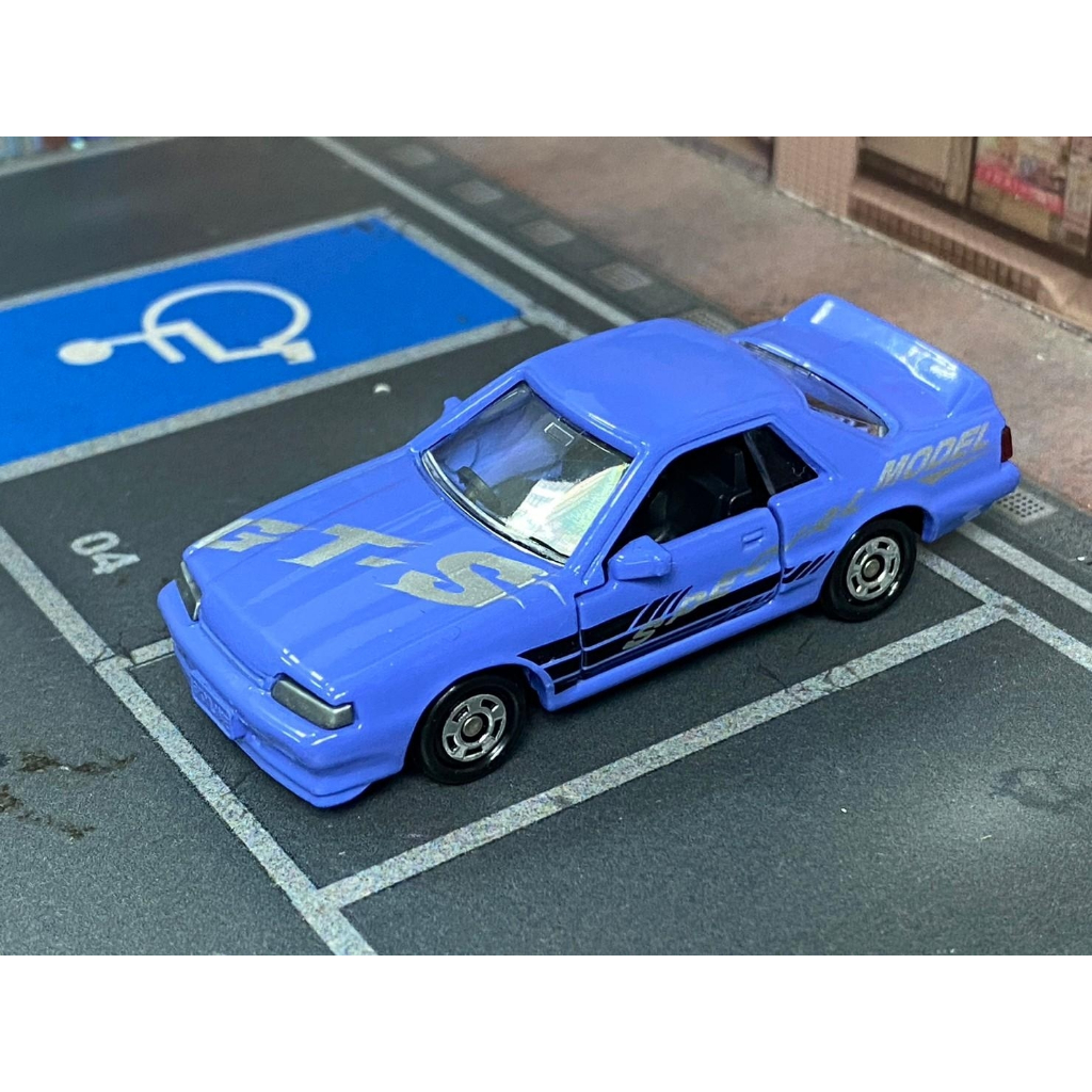 TOMICA-A06-無盒戰損-Skyline GTS-藍