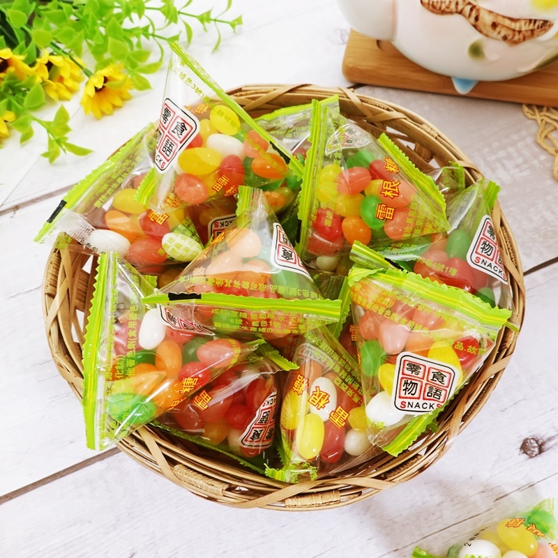 【食尚三味】粽型雷根糖 500g 水果軟糖 脆皮水果軟糖 三角包水果脆皮糖 多旺彩糖 豆豆糖 零食物語(馬來西亞糖果)