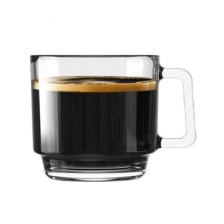 Ocean Stack可疊咖啡杯 485ml /1入 玻璃杯 把手玻璃杯 金益合玻璃器皿