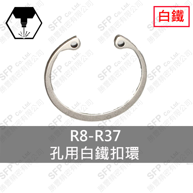 【勝豐精密】(含稅價)白鐵"孔用"R型扣環  R8~R37 孔用扣環 C型扣環 內扣 孫悟空 馬達軸心 R扣 C扣 內溝