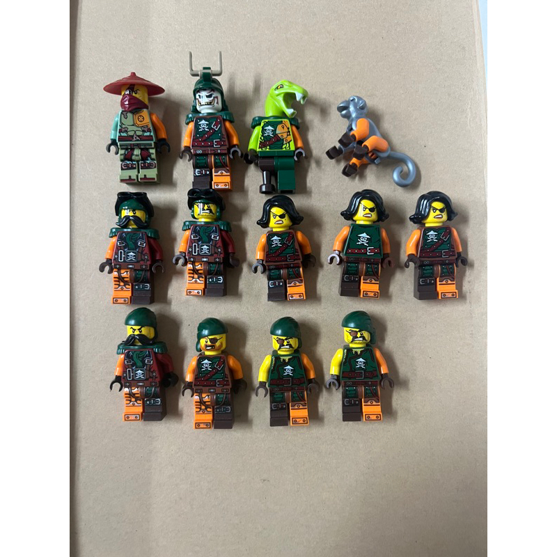 《蘇大樂高》LEGO 旋風忍者 飛天海盜（二手人偶）13隻合售