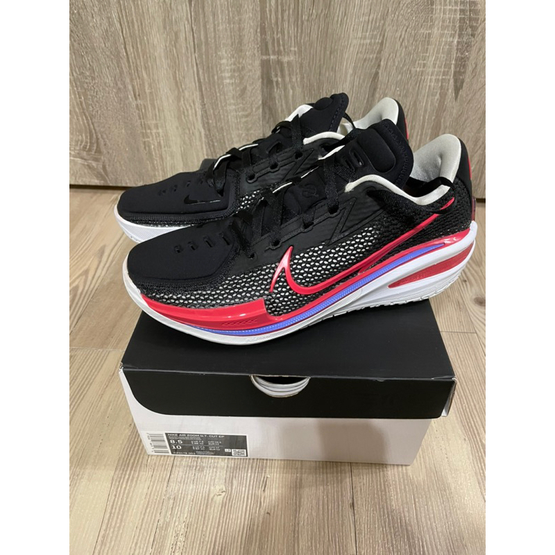 Us8.5 Nike籃球鞋 GT CUT 1黑紅 暴龍配色