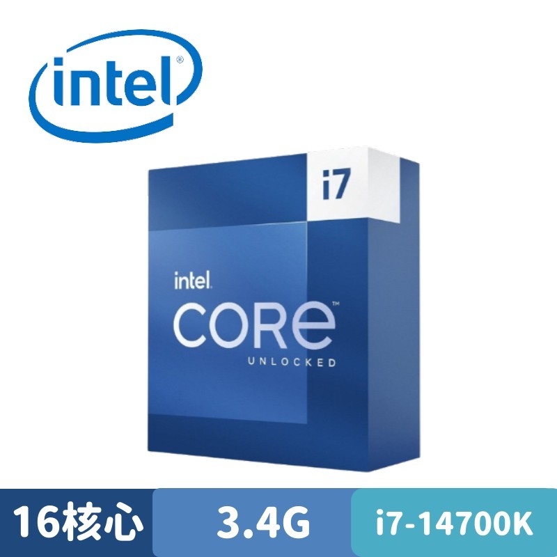Intel Core i7-14700K 中央處理器 盒裝