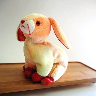 全新 90's Ty Beanie Baby Zodiac Rabbit 狗狗 娃娃 早期老物品味童趣收藏 千禧年 兔