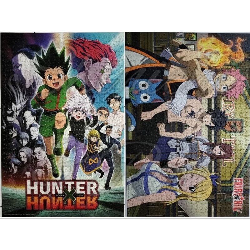 獵人HUNTER×HUNTER小傑奇犽酷拉皮卡雷歐力西索雲古智喜幻影旅團友克鑫篇魔導少年納茲露西格雷艾爾莎1000片拼圖