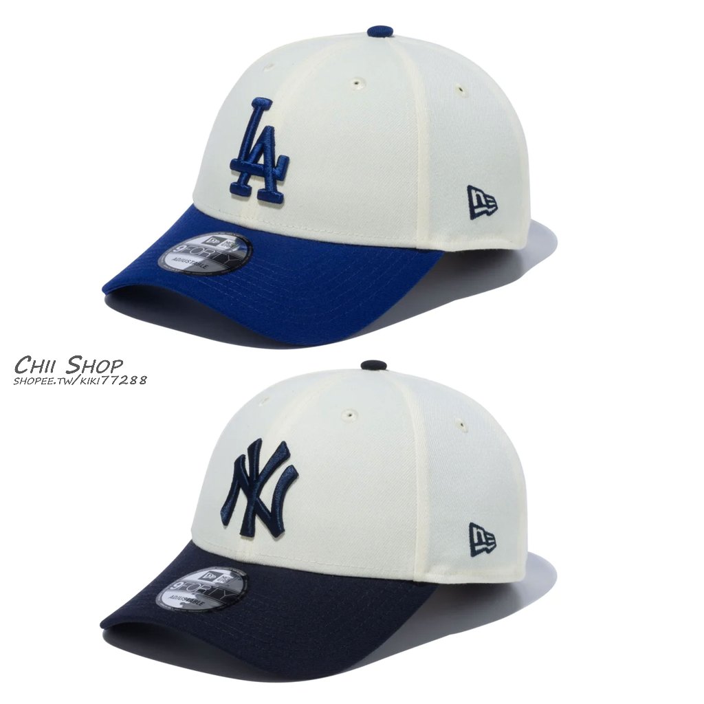 【CHII】日本 New Era 9FORTY MLB 2-Tone 軟版老帽 深藍NY 亮藍LA