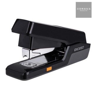 【Deli得力】省力進退釘書機/E0476/25張/黑色/藍色 適用針：(24/6)~(26/6)|沃克