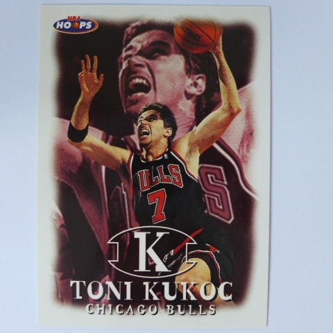 ~ Toni Kukoc/托尼·庫科奇~名人堂.公牛隊最佳第六人 1998年HOOPS.NBA籃球卡