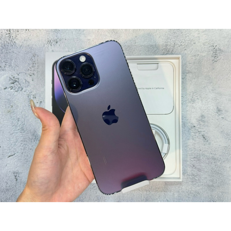 最高折＄5000♠️福利機 iphone 14 Pro Max 256G 紫色 台灣貨 96％ 2024/8/16