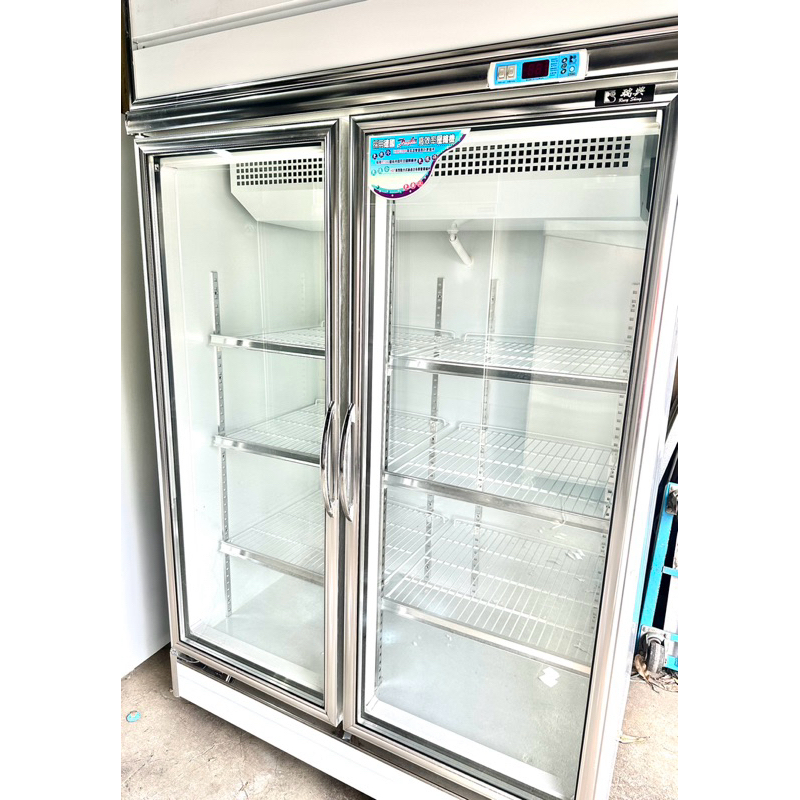 二手瑞興2門玻璃全冷藏冰箱/雙門冷藏玻璃展示冰箱 🥤飲料展示冷凍櫃/西點廚