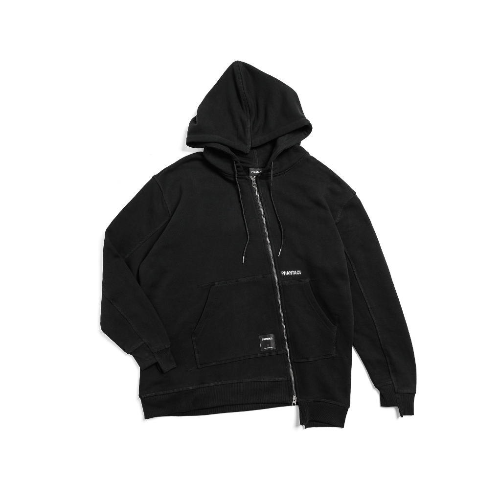 PHANTACI IRREGULAR ZIP-UP HOODIE 不對稱連帽衛衣