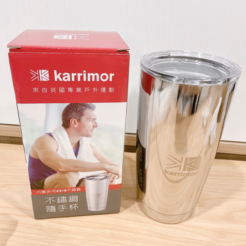 來自英國專業戶外運動 karrimor 不銹鋼隨手杯 內膽採用#316不銹鋼 約500ml