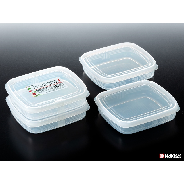 NAKAYA 保鮮盒系列【日本製】J型方形瀝水保鮮盒 瀝水盒 保鮮盒 【森森日式百貨】