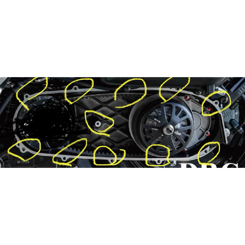 DRG 158 鈦合金 內梅花 法蘭 飛碟 定距 傳動內蓋 鍍鈦 燒藍 燒鈦 改裝螺絲 全車外觀螺絲 套組螺絲