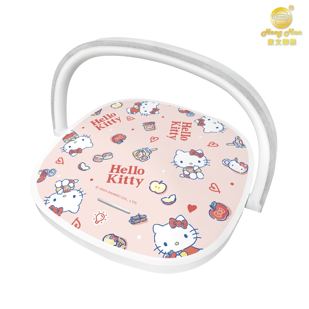 【Hong Man】三麗鷗 小夜燈無線充電盤 繽紛派對Hello Kitty