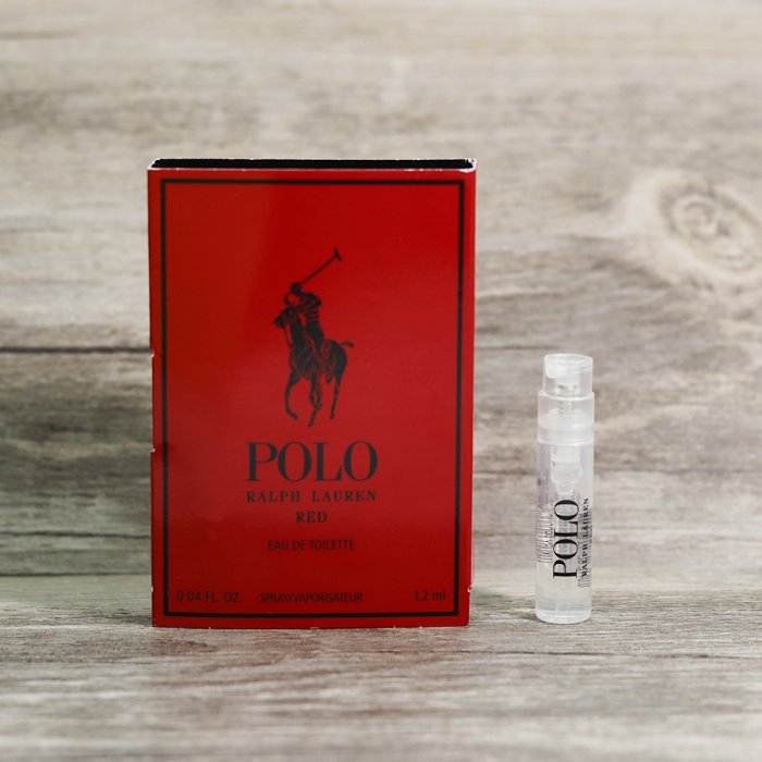Ralph Lauren 紅色 馬球 Polo Red 男性淡香水 1.2mL 全新 可噴式 試管香水